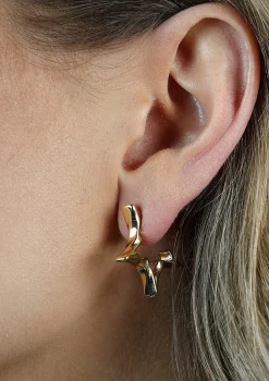 Goudkleurige Star Oorringen^Sacha Outlet