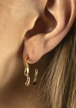 Goudkleurige Twisted Oorringen^Sacha Discount