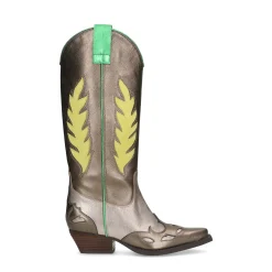 Grijze Metallic Cowboylaarzen^Sacha Best