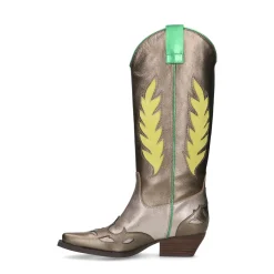 Grijze Metallic Cowboylaarzen^Sacha Best