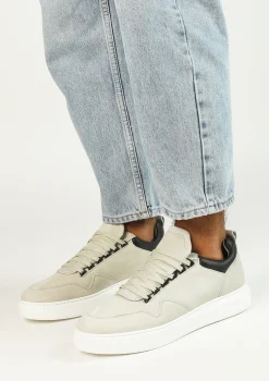 Grijze Nubuck Sneakers^Sacha Online