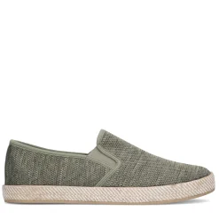 Groene Canvas Loafers Met Geweven Touwzool^Sacha Cheap
