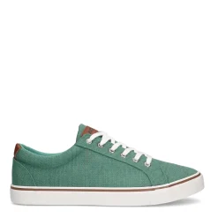 Groene Canvas Veterschoenen^Sacha Best Sale