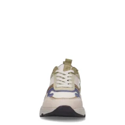 Groene Dad Sneakers Met Paarse En Goudkleurige Details^Sacha Store