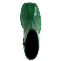 Groene Enkellaarsjes Met Plateau Hak^Sacha Outlet