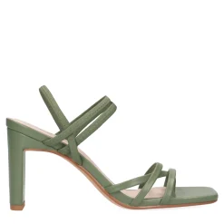 Groene Hak Sandalen Met Bandjes^Sacha Cheap