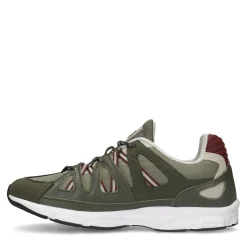 Groene Leren Runner Sneakers^Sacha Sale