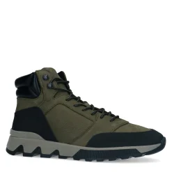 Groene Nubuck Veterboots^Sacha Sale