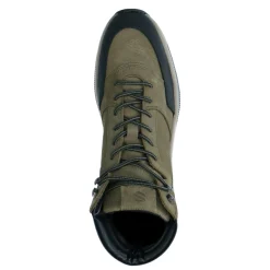 Groene Nubuck Veterboots^Sacha Sale