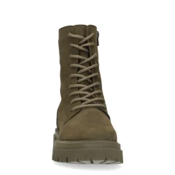 Groene Nubuck Veterlaarzen^Sacha Shop