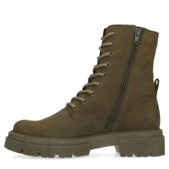 Groene Nubuck Veterlaarzen^Sacha Shop