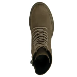 Groene Nubuck Veterlaarzen^Sacha Shop