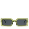 Groene Rechthoekige Zonnebril^Sacha Best Sale
