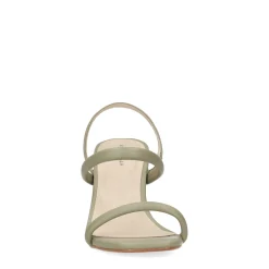 Groene Sandalen Met Rechte Hak^Sacha Best Sale