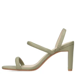 Groene Sandalen Met Rechte Hak^Sacha Best Sale