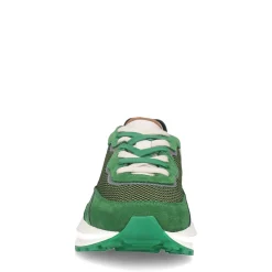 Groene Sneakers Met Metallic Details^Sacha Fashion