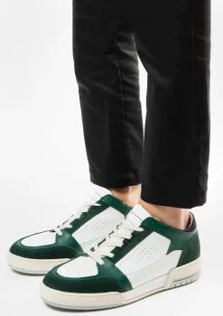 Groene Sneakers Met Suede Details^Sacha Discount