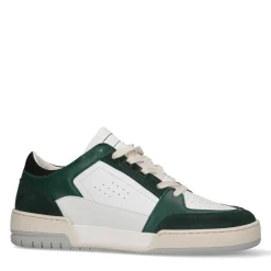 Groene Sneakers Met Suede Details^Sacha Discount