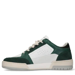 Groene Sneakers Met Suede Details^Sacha Discount