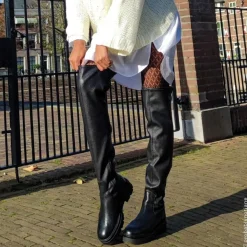 Hoge Zwarte Boots^Sacha Cheap