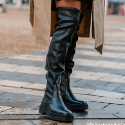 Hoge Zwarte Boots^Sacha Cheap