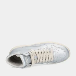 Hub Court High L31 Dull Silver/Lt. Beige Dames Sneakers^Sacha Store