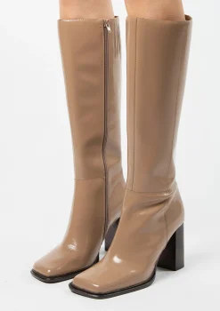 Jeffrey Campbell Hoge Taupe Laarzen Met Hak^Sacha Cheap