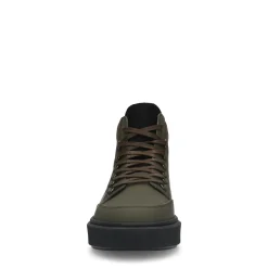Khaki Leren Veterboots^Sacha Discount