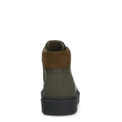 Khaki Leren Veterboots^Sacha Discount