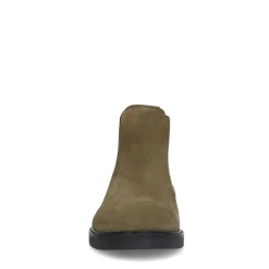 Khaki Suede Chelsea Boots^Sacha Discount