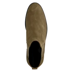 Khaki Suede Chelsea Boots^Sacha Discount