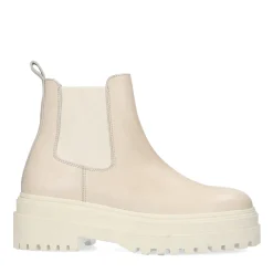Latte Chunky Chelsea Boots^Sacha Hot