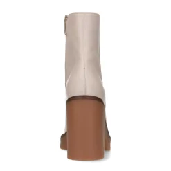 Latte Enkellaarsjes Met Blokhak^Sacha Flash Sale