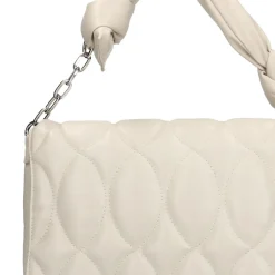 Latte Handtas Met Gestikte Details^Sacha New