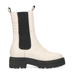 Latte Leren Chelsea Boots^Sacha Best