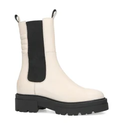 Latte Leren Chelsea Boots^Sacha Best