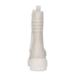 Latte Leren Chelsea Boots Met Detail^Sacha Cheap