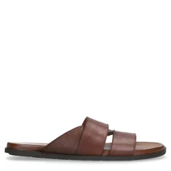 Leren Cognac Sandalen^Sacha Sale