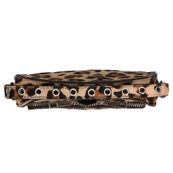 Leren Crossbody Tas Met Luipaardprint^Sacha Cheap