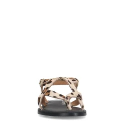 Leren Sandalen Met Luipaardprint^Sacha Shop