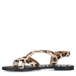 Leren Sandalen Met Luipaardprint^Sacha Shop