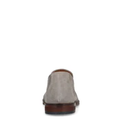 Lichtgrijze Suede Loafers Met Kwastjes^Sacha New