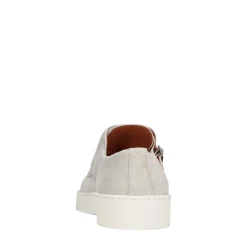 Lichtgrijze Suede Monk Sneakers^Sacha Store