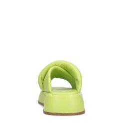 Limegroene Plateau Slippers^Sacha Sale