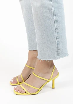 Limegroene Sandalen Met Hak^Sacha Clearance