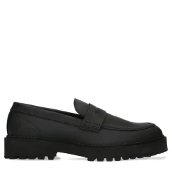 Mat Zwarte Penny Loafers^Sacha Best Sale