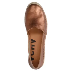 Metallic Bronskleurige Leren Espadrilles^Sacha Flash Sale
