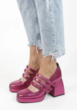 Metallic Roze Plateau Pumps^Sacha New