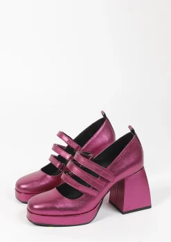 Metallic Roze Plateau Pumps^Sacha New