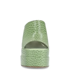 Mintgroene Muiltjes Met Plateau Hak^Sacha Sale